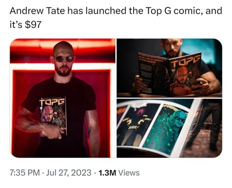 Will you read Andrew Tate's comic book? - Gen. Discussion - Comic Vine