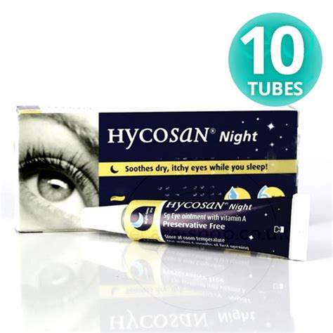 Hycosan Night Dry Eye Ointment from £5.25 Eyecare Partners