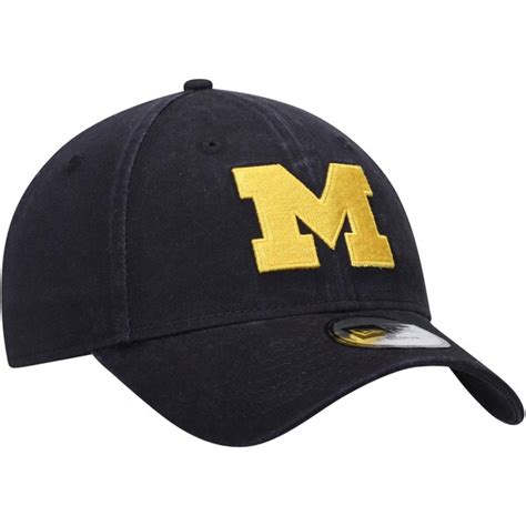 Michigan Wolverines New Era Relaxed 49FORTY Fitted Hat - Navy ...