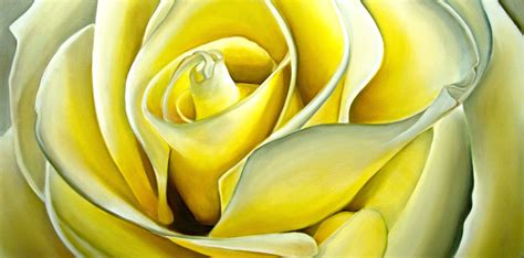 Yellow Rose Original Oil Painting