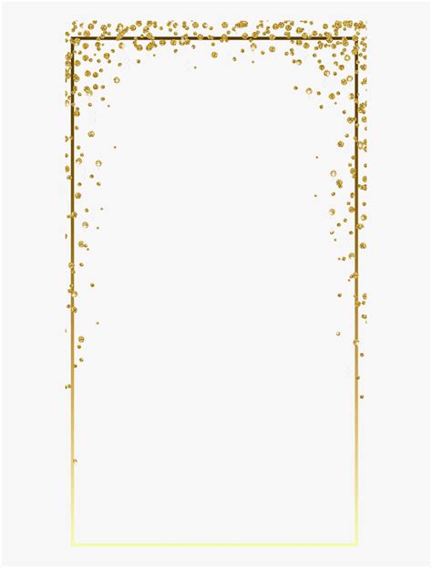 Gold Confetti Transparent Vector Png Images Border With Nice Colorful ...