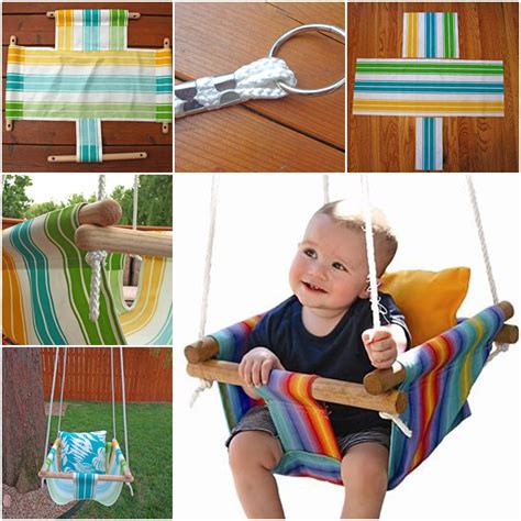 Wonderful DIY Hammock Type Baby Swing