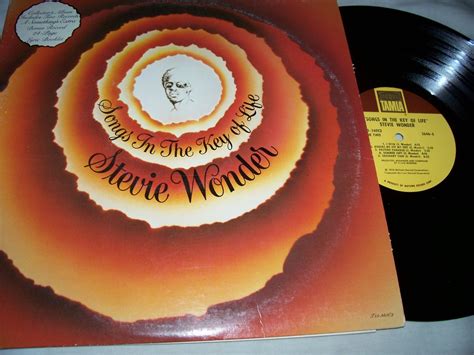 1976 2-LP Classic Motown Recording, "Songs In The Key Of Life" - Stevie ...