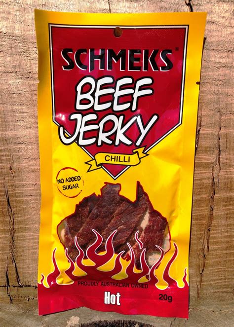 Beef Jerky Chilli | Best Snack Foods in Australia | The Snack Schack