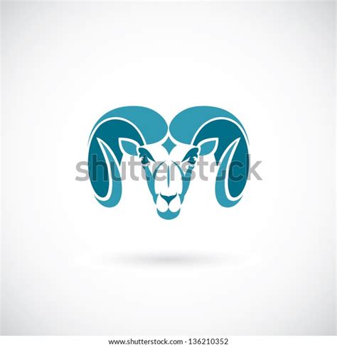 Ram Head Vector Illustration Stock Vector (Royalty Free) 136210352 | Shutterstock