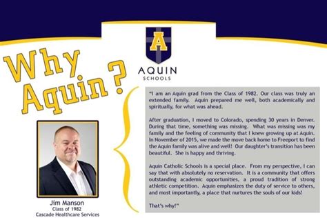 Why Aquin - Aquin Catholic Schools