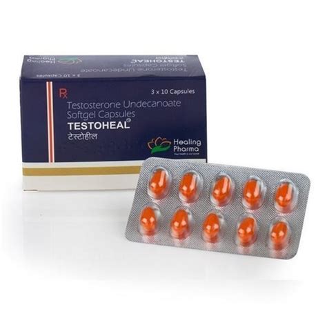 Testoheal Capsules Testosterone 40 Mg Capsules, Aaba Pharmaceuticals, 3*10 Per Box, Rs 165.75 ...