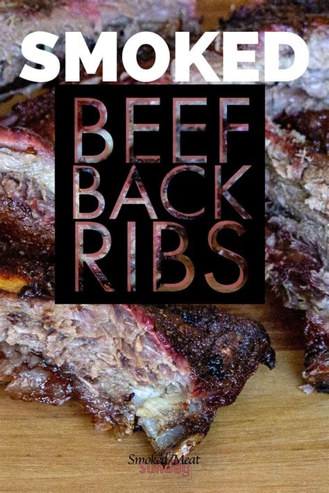 Smoked Beef Back Ribs