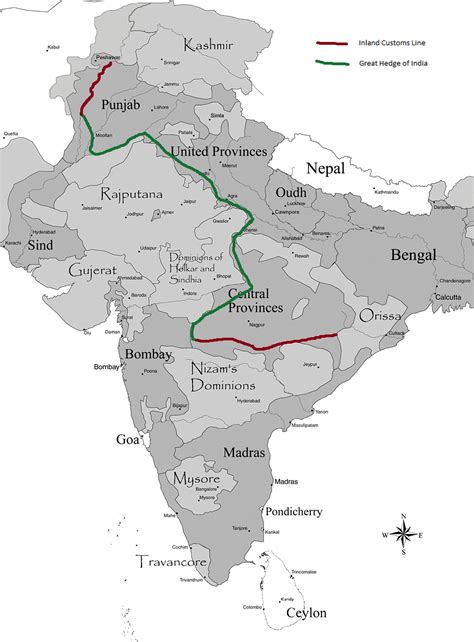 Gandhi Salt March Map