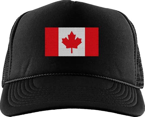 Canada Flag Foam Trucker Hat | Purple and black, Trucker hat, Maroon