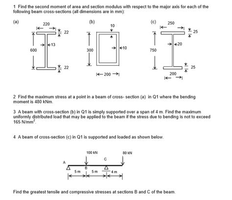 Second Moment Of Area Beam Cross Section - The Best Picture Of Beam