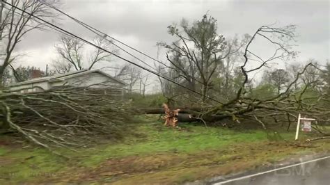 03-25-2021 Brent, AL - Large Wedge Tornado Crossing US 82 Close Range ...