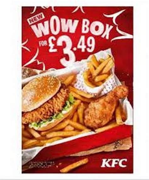 KFC WOW Box is back on the menu and you can get a fillet burger, chicken and fries for just £3. ...