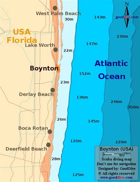 Boyton Beach Map - GoodDive.com