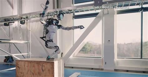 Web Extra: Boston Dynamics' Atlas Robot shows off skills - CBS Boston