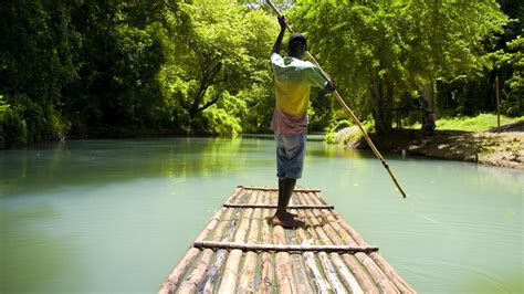 Rafting on the Martha Brae