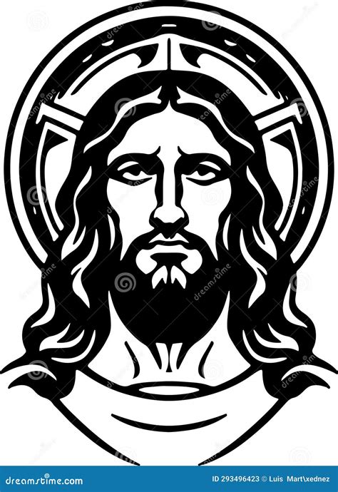 Fantastical Lovely Vector Art Holy Christ Emblem Stock Vector ...