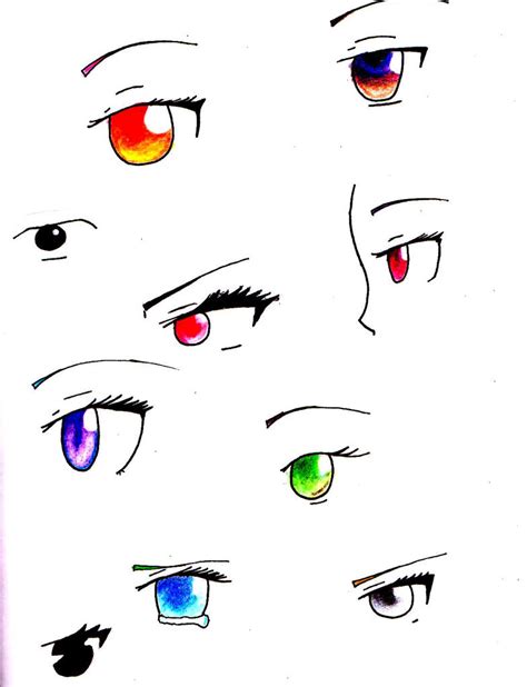 Anime eyes by ReeLay on DeviantArt