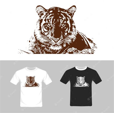 Premium Vector | Tshirt graphic design tiger vector illustration