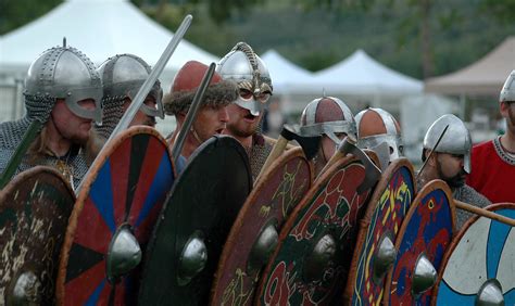 Viking Battle Re-Enactment | A scene from the Viking battle … | Flickr