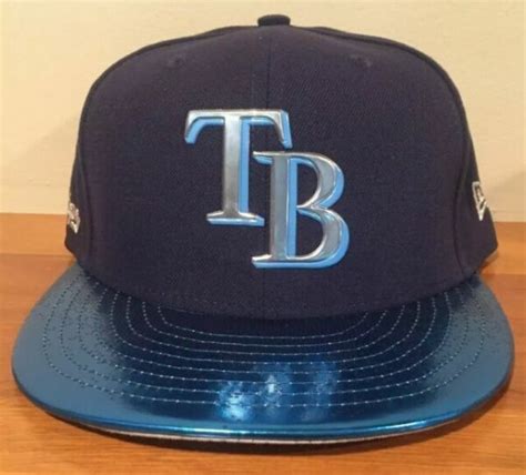 Tampa Bay Devil Rays Shiny Logo Topps Baseball Card Era 9fifty Snapback ...