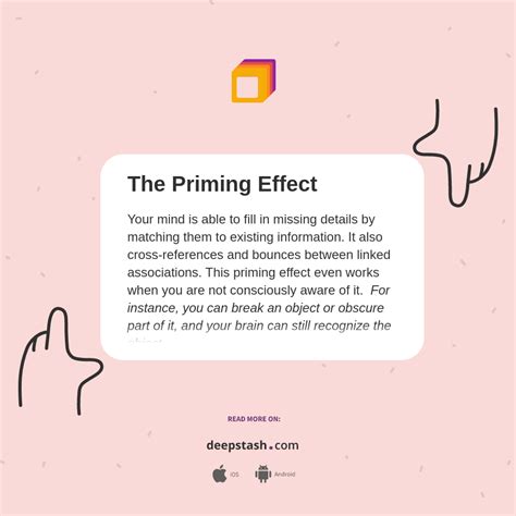 The Priming Effect - Deepstash