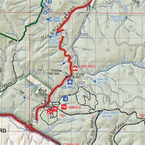 Carson National Forest: Questa and Camino Real Ranger Districts Map by US Forest Service R3 ...