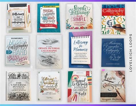 Best Calligraphy Books 2023 [Beginners, Kids + More] — Loveleigh Loops