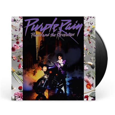 Prince Purple Rain Vinyl LP Record with Poster