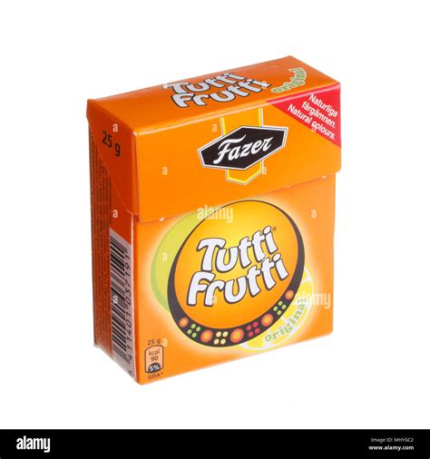 Tutti frutti sweets Cut Out Stock Images & Pictures - Alamy