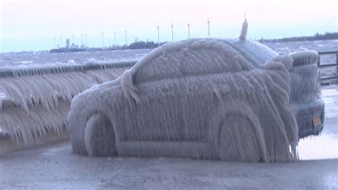 Frozen Car Finally Freed! - NBC News