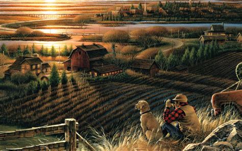 Best Friends - terry redlin | Terry redlin paintings, Terry redlin, Country art