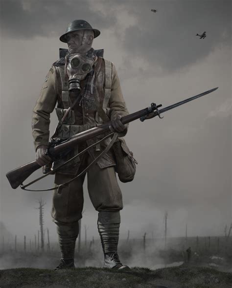 ArtStation - Student Work 2016 - WW1 British Solider