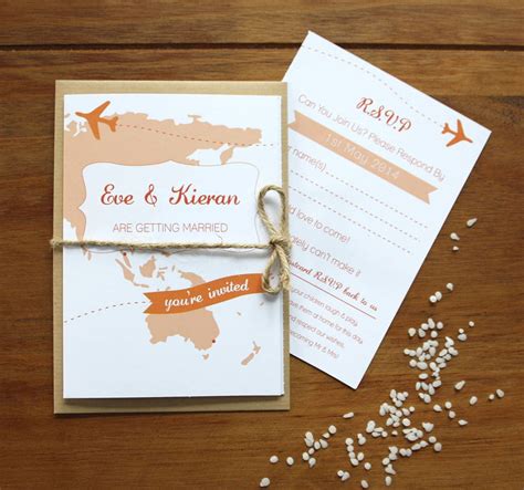 travel booklet wedding invitations by rodo creative | notonthehighstreet.com