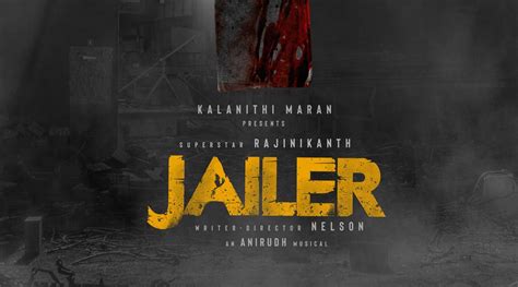 Rajinikanth’s next titled Jailer: See the first poster of Nelson ...