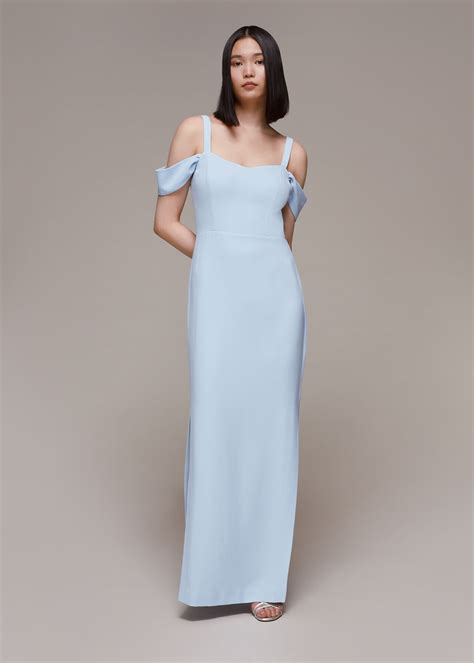 Pale Blue Lucy Maxi Dress | WHISTLES | Whistles UK