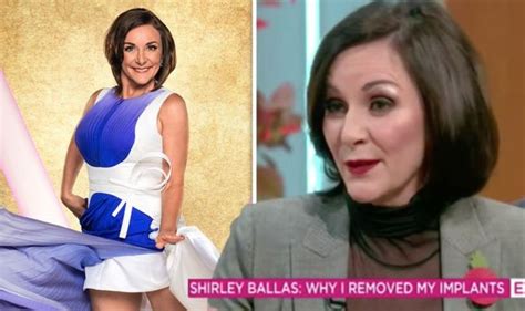 Shirley Ballas reveals before and after after breast implant removal ...