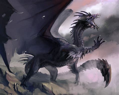 Black Dragon - Fangoragnon by Laurelhach23 | Black dragon, Fantasy ...