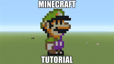 Super Mario Bros 3 Luigi Pixel Art Minecraft - Infoupdate.org