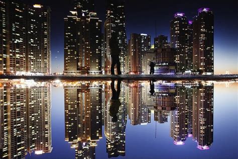 Incredible Skyscraper Reflections from Busan's City Skyline