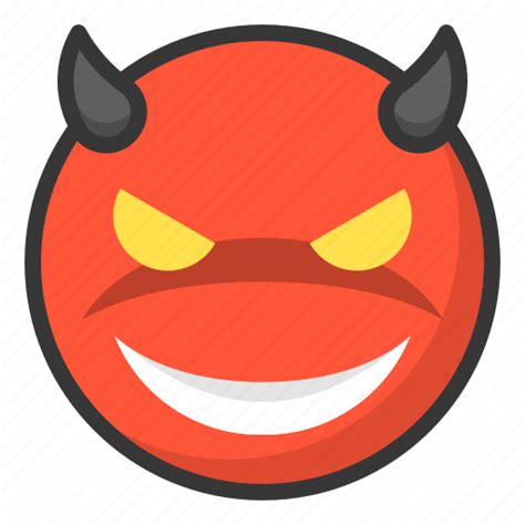 Devil, emoji, emoticon, evil, expression, face icon