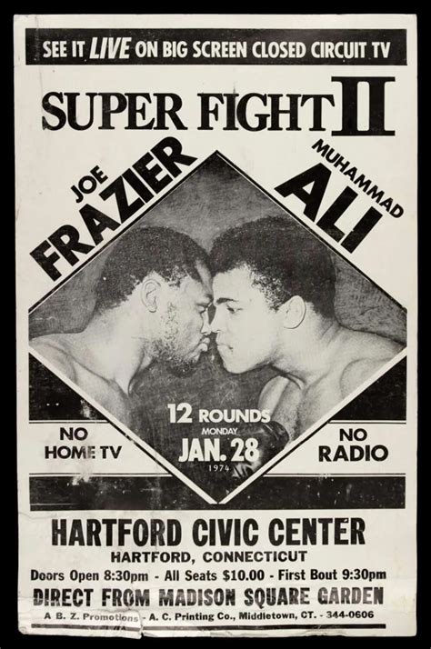 Muhammad Ali VS Joe Frazier Boxing Sports Silk Poster Art Bedroom ...