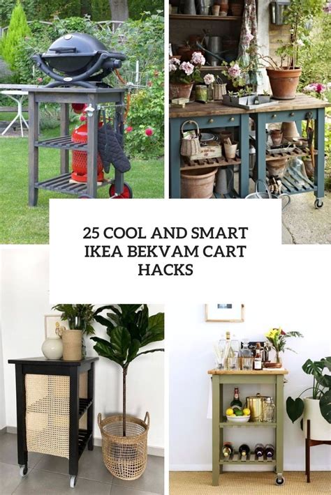 25 Cool And Smart IKEA Bekvam Cart Hacks - Shelterness