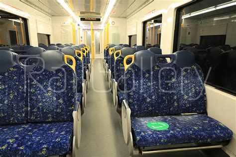 NSW Trainlink Hunter Railcar Interior - RailGallery Stock Library