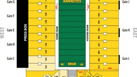 Iowa Football Stadium Seating Chart - sportcarima