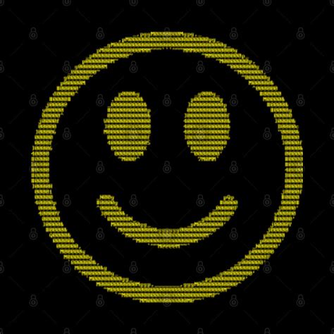 Smiley Face All ASCII - Smiley Face - Pillow | TeePublic