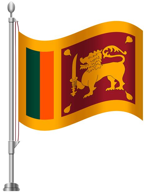 Sri Lanka Flag PNG Clip Art - Best WEB Clipart