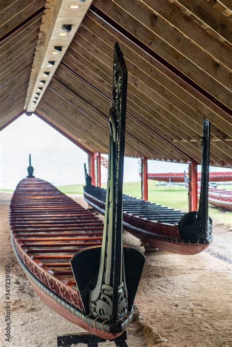 Maori Waka- War Canoe Stock Photo | Adobe Stock