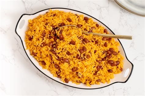 Caribbean Yellow Rice and Pink Beans Recipe