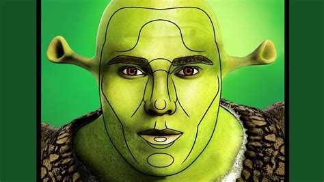 Shrek Meme Face Drawing